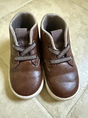 Carter's Brown Toddler Lace-Up Boots